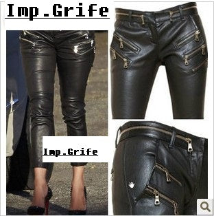 Balmain Leather Pants