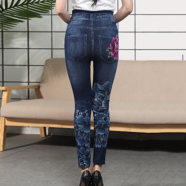 Women's Thermal Leggings Denim