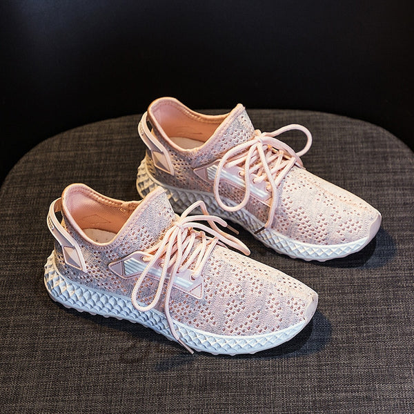 Women Sneakers Mesh Cotton Fabric