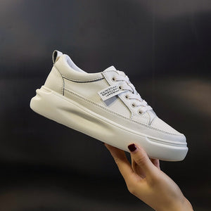 Big Size Women Sneakers faux Leather Light