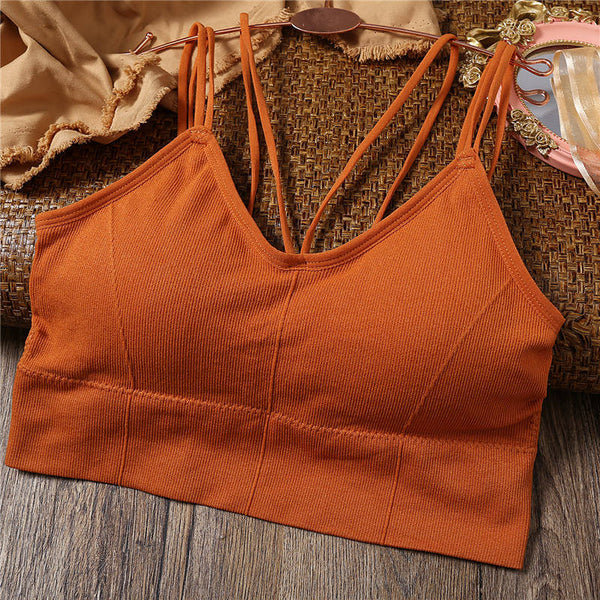 Women Tank Crop Top Seamless