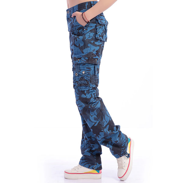 Multi Pockets Unisex Cotton Cargo Pants