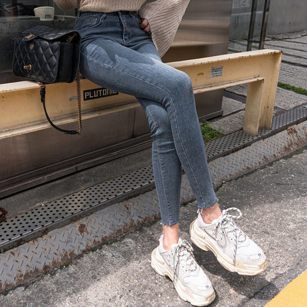 Jeans High Waist Denim Pants Women