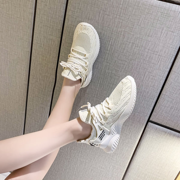 Women Sneakers Mesh Cotton Fabric