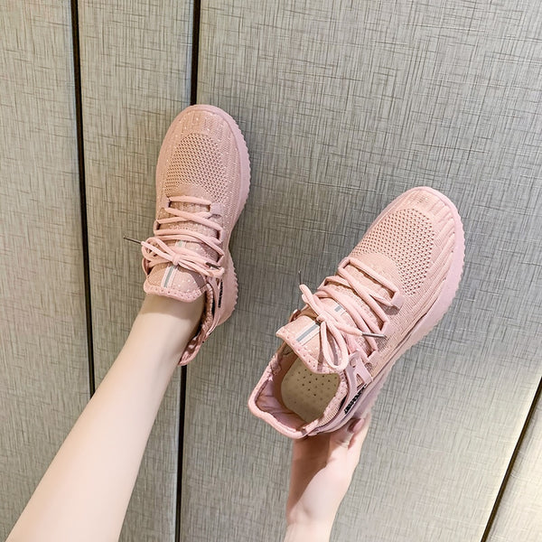 Women Sneakers Mesh Cotton Fabric