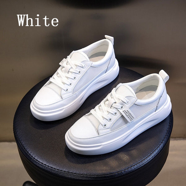 Big Size Women Sneakers faux Leather Light