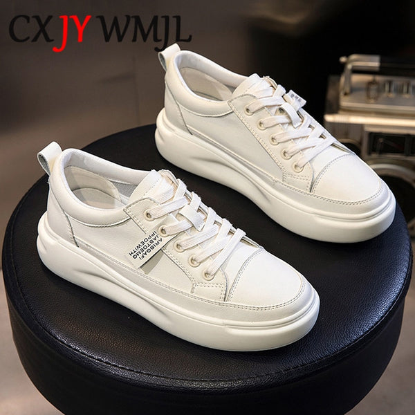 Big Size Women Sneakers faux Leather Light