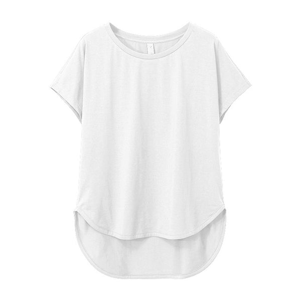 100% cotton Loose Casual Summer Short Sleeve Female T shirt