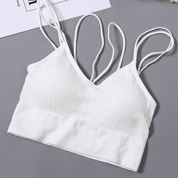 Women Tank Crop Top Seamless