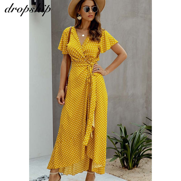 Maxi Beach Dress Long Wrap