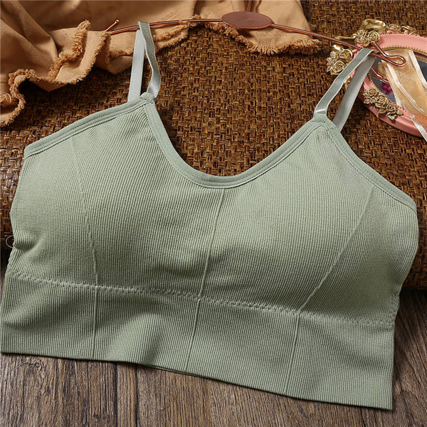 Women Tank Crop Top Seamless