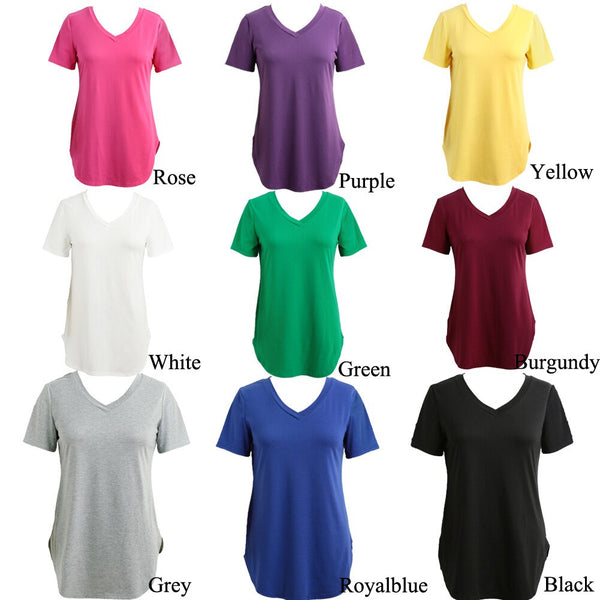 Long Casual Women Loose Tee Shirt