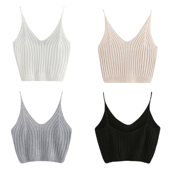 New Women's Summer Basic Crop Top High Quality