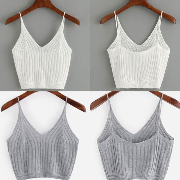 New Women's Summer Basic Crop Top High Quality