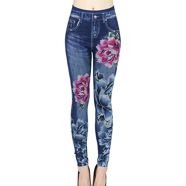 Women's Thermal Leggings Denim