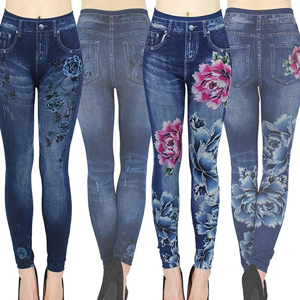 Women's Thermal Leggings Denim