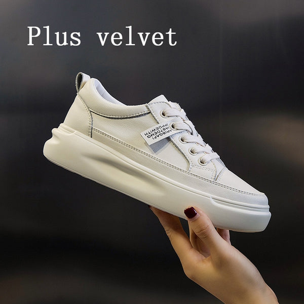 Big Size Women Sneakers faux Leather Light