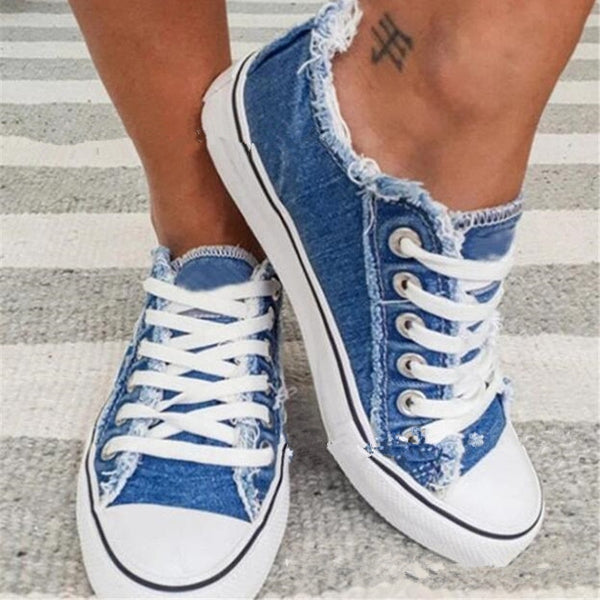 Women's Fashion Denim canvas sneaker