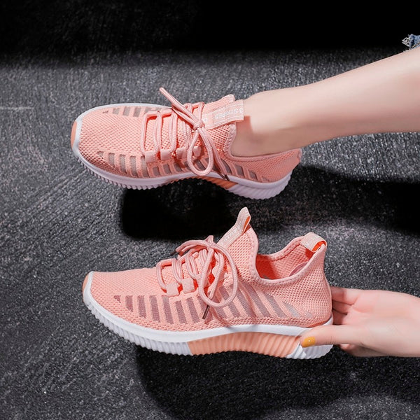 Women Sneakers Mesh Cotton Fabric