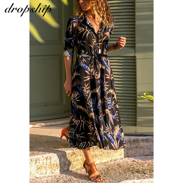 Women Maxi Ladies Floral Print Long Wrap