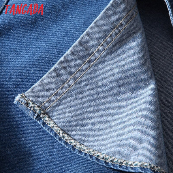 Women patchwork denim jacket