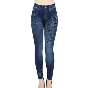 Women's Thermal Leggings Denim