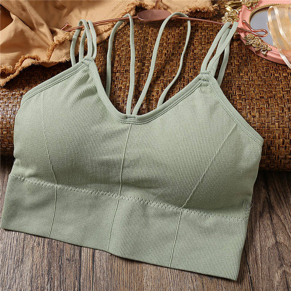 Women Tank Crop Top Seamless