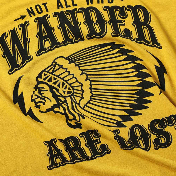 T-Shirt Women Short Sleeve  Not All Who Wander Are Lost Tops Tee