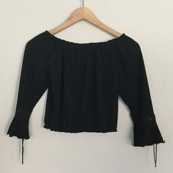 Black dressy top size S