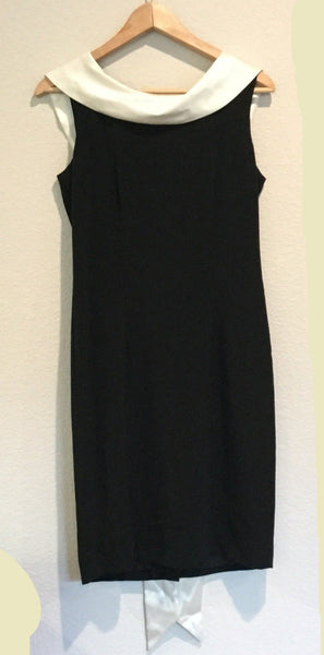 Jones New York black and white dress size S