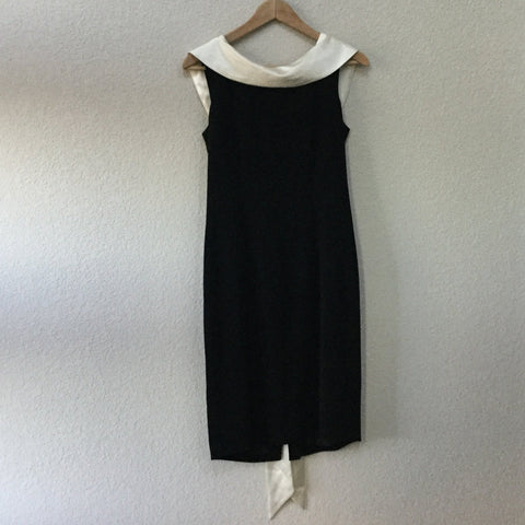 Jones New York black and white dress size S