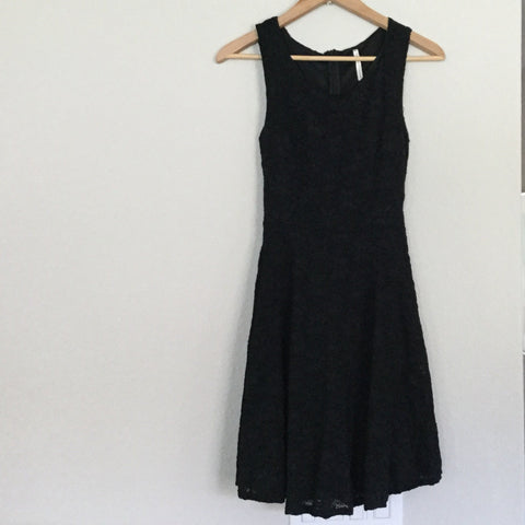 Black lace dress made in USA