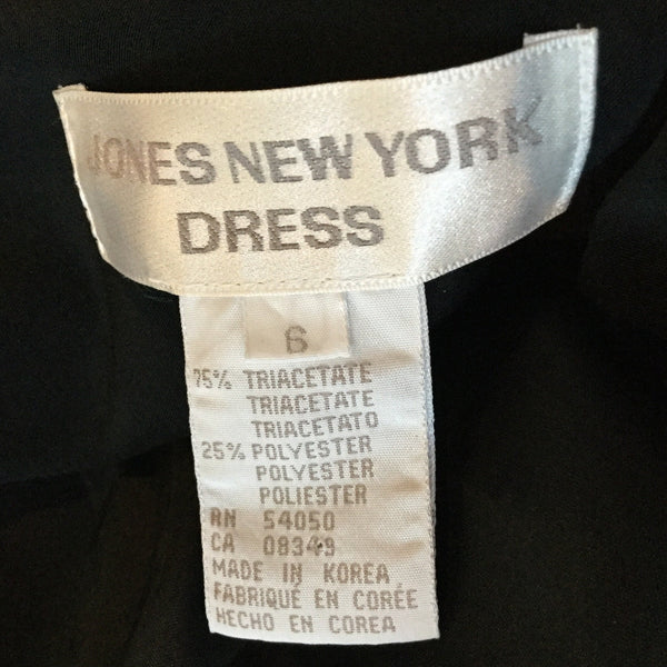 Jones New York black and white dress size S