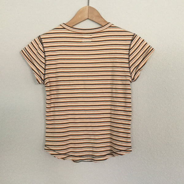 Stripped t-shirt with round bottom size m