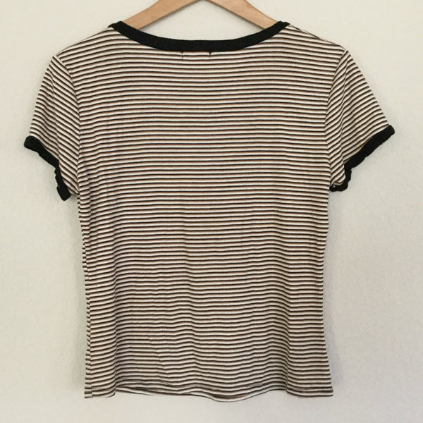 Stripped t-shirt size L youth