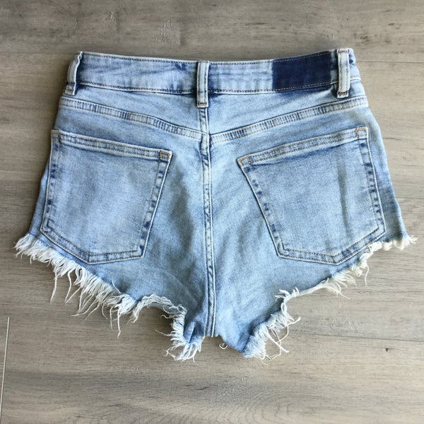 H&M ripped jeans shorts size 4