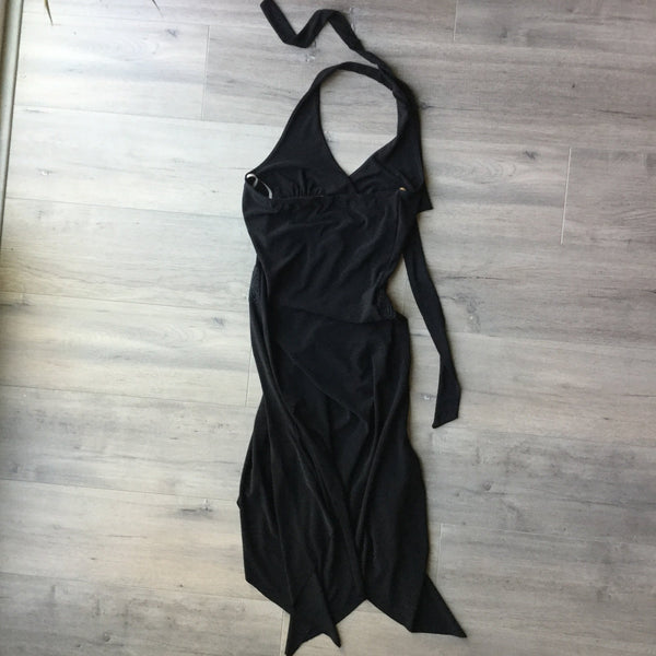 Black beaded dress made in USA